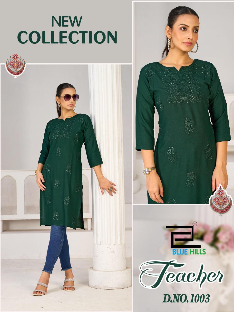 Blue Hills Teacher catalog buy indian kurtis online