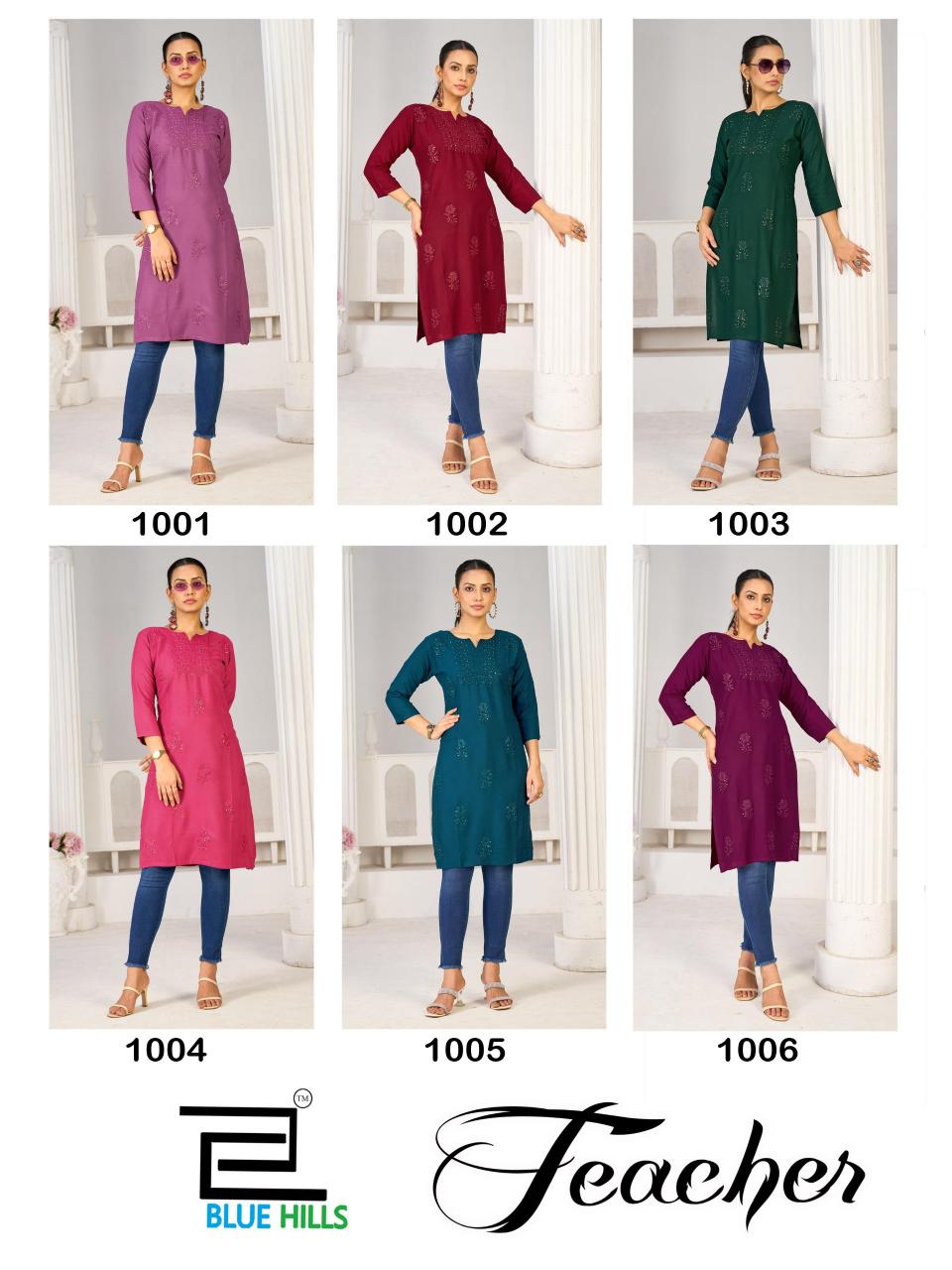 Blue Hills Teacher catalog buy indian kurtis online