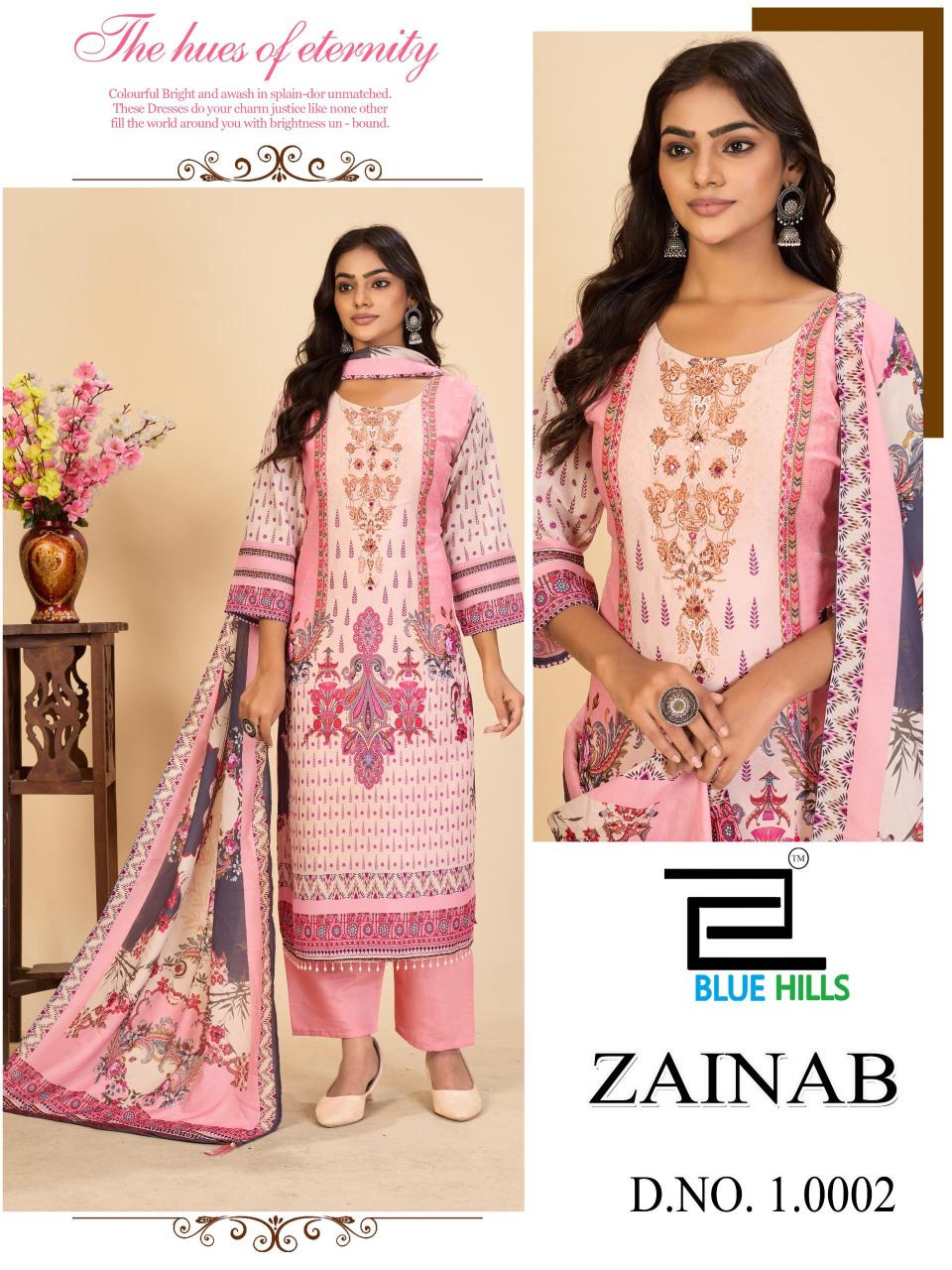 Blue Hills Zainab vol 10 catalog kurtis collection in india