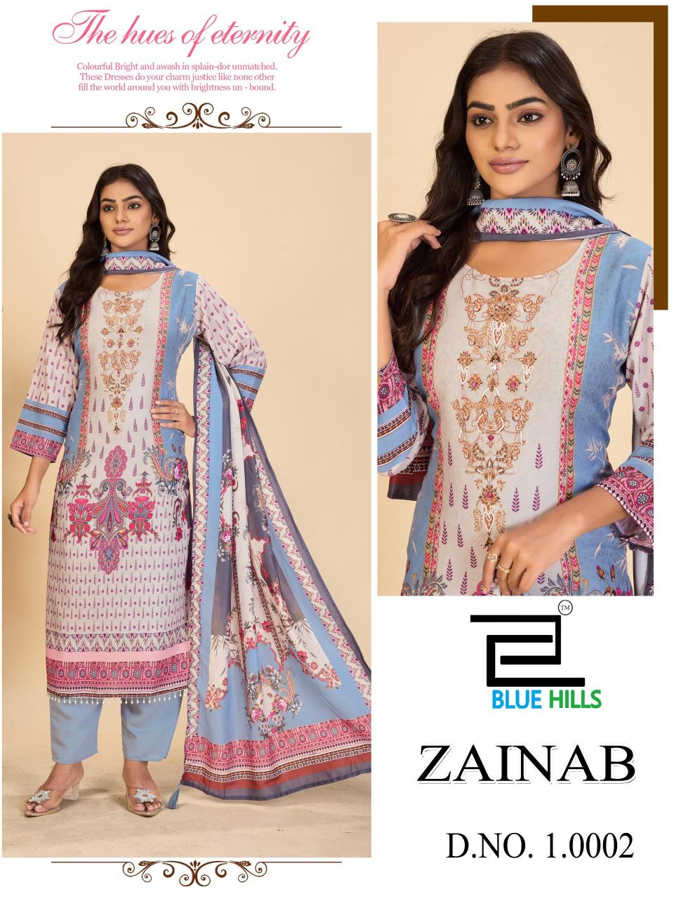 Blue Hills Zainab vol 10 catalog kurtis collection in india