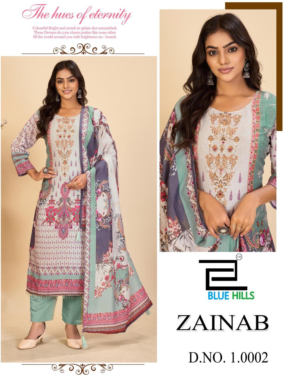 Blue Hills Zainab vol 10 catalog kurtis collection in india