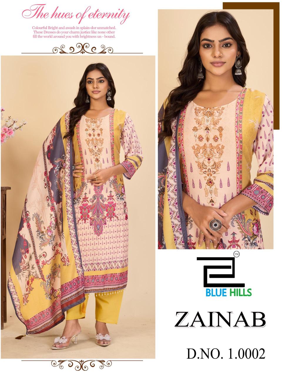 Blue Hills Zainab vol 10 catalog kurtis collection in india