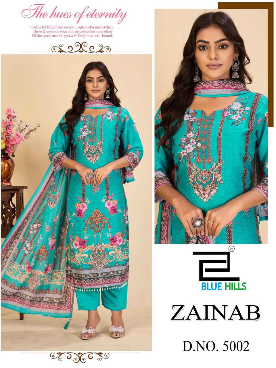 Blue Hills Zainab vol 5 catalog angrakha kurtis online india