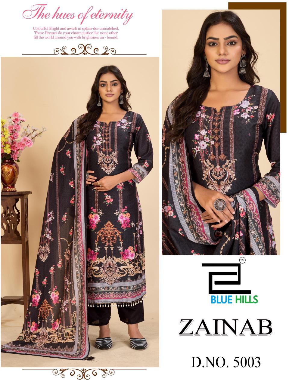 Blue Hills Zainab vol 5 catalog angrakha kurtis online india