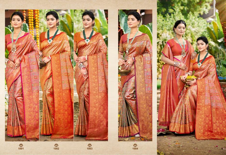 BUNAWAT - Chaturi Silk VOL-04  Dharmavaram Silk Woven Work Traditional Saree