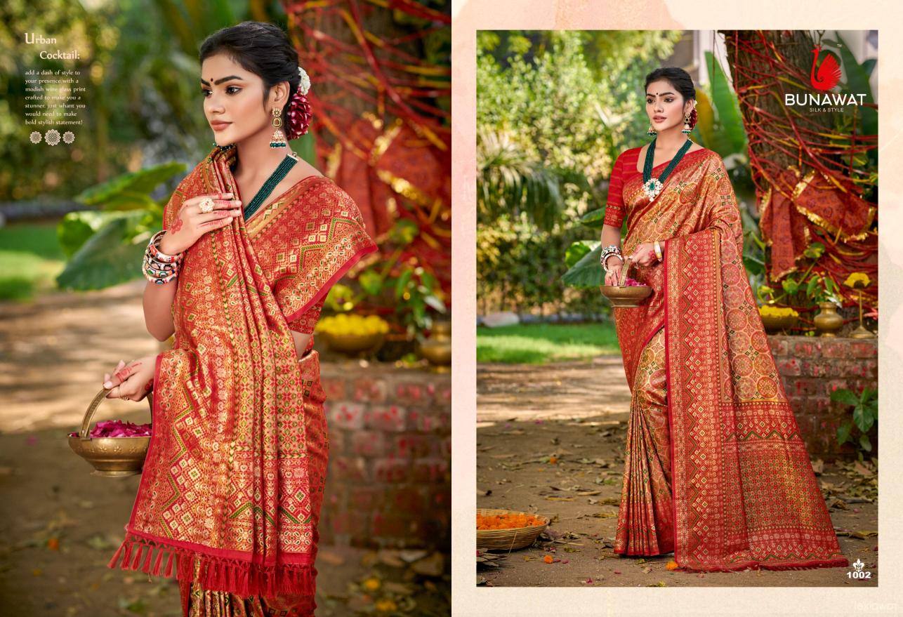 BUNAWAT - Chaturi Silk VOL-05  Dharmavaram Silk Woven Work Traditional Saree