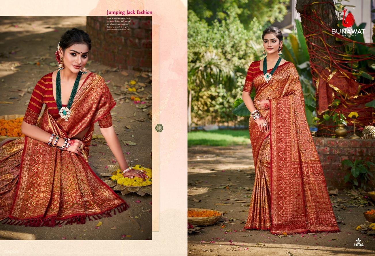 BUNAWAT - Chaturi Silk VOL-05  Dharmavaram Silk Woven Work Traditional Saree
