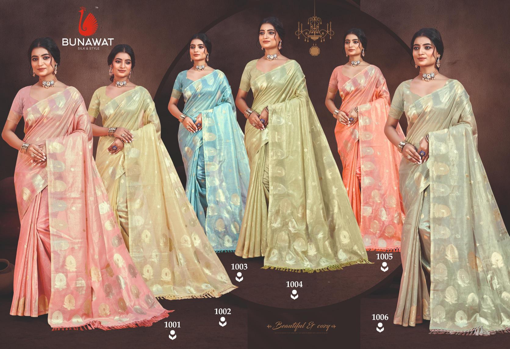 BUNAWAT - Kethal Kota VOL 04 Munga kota Woven Work Traditional Saree