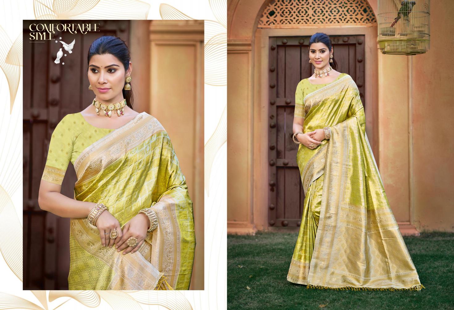 BUNAWAT - Nikhila Silk VOL-02 Sangam Prints kanjivaram silk Woven Work Traditional Saree