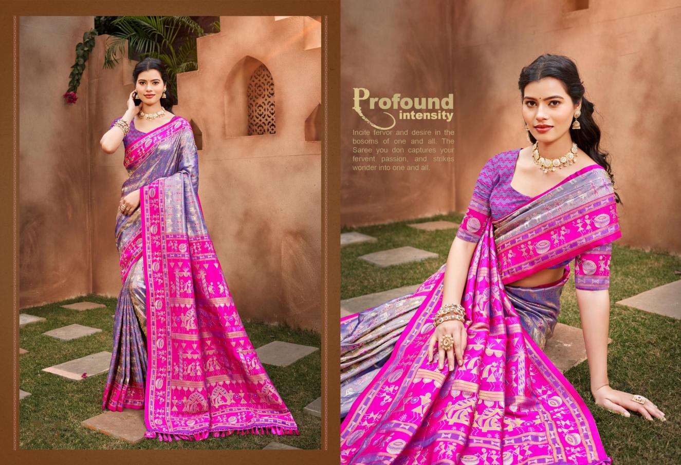 BUNAWAT - Piya Basanti Silk Vol - 02 Sangam Prints Light kanjivaram silk Woven Work Traditional Saree