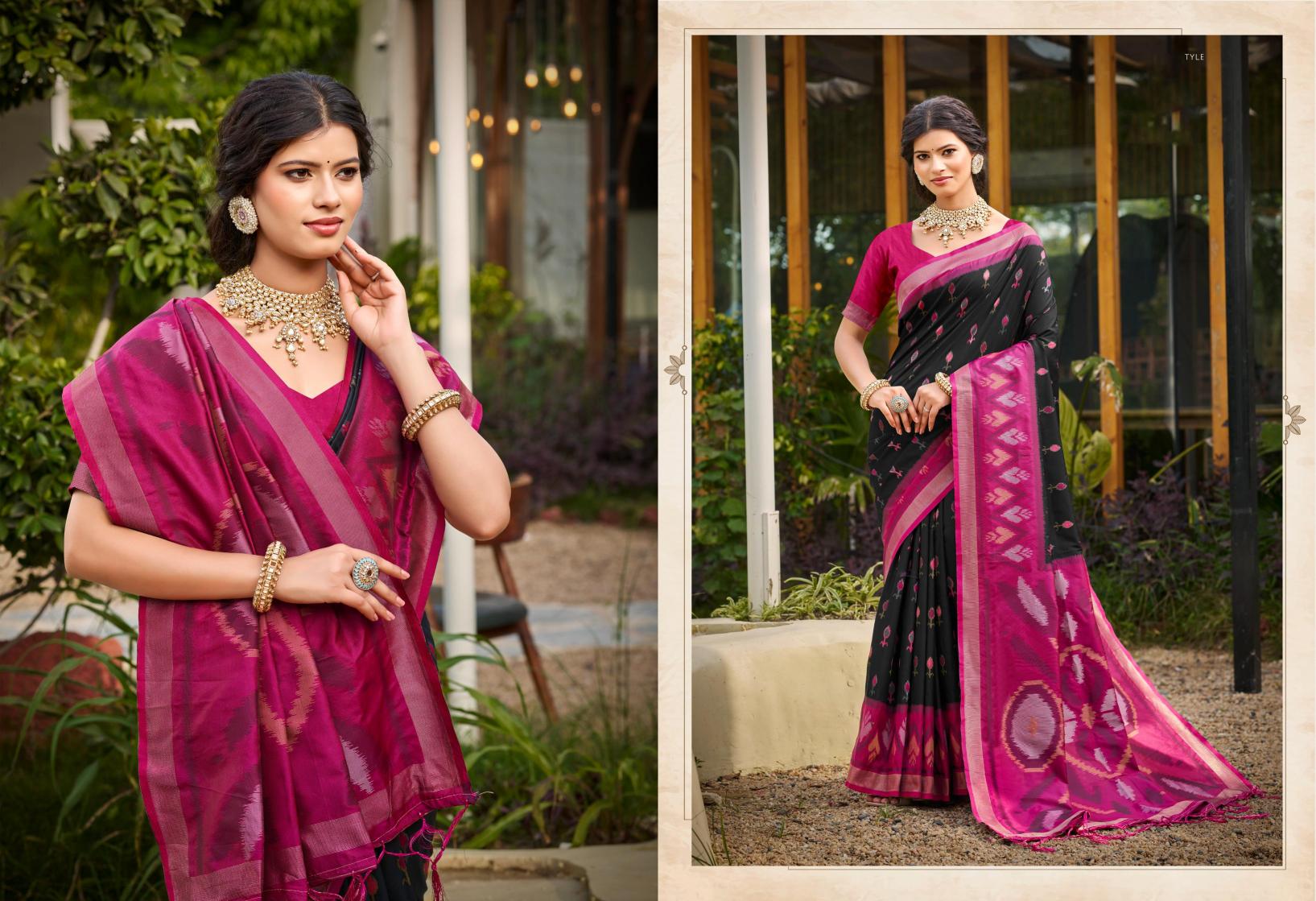 Bunawat - Pochampalli -11 Sangam Prints Silk Woven Work Traditional Saree