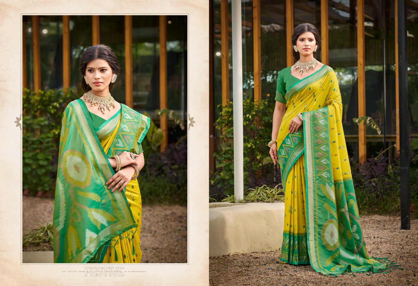 Bunawat - Pochampalli -11 Sangam Prints Silk Woven Work Traditional Saree