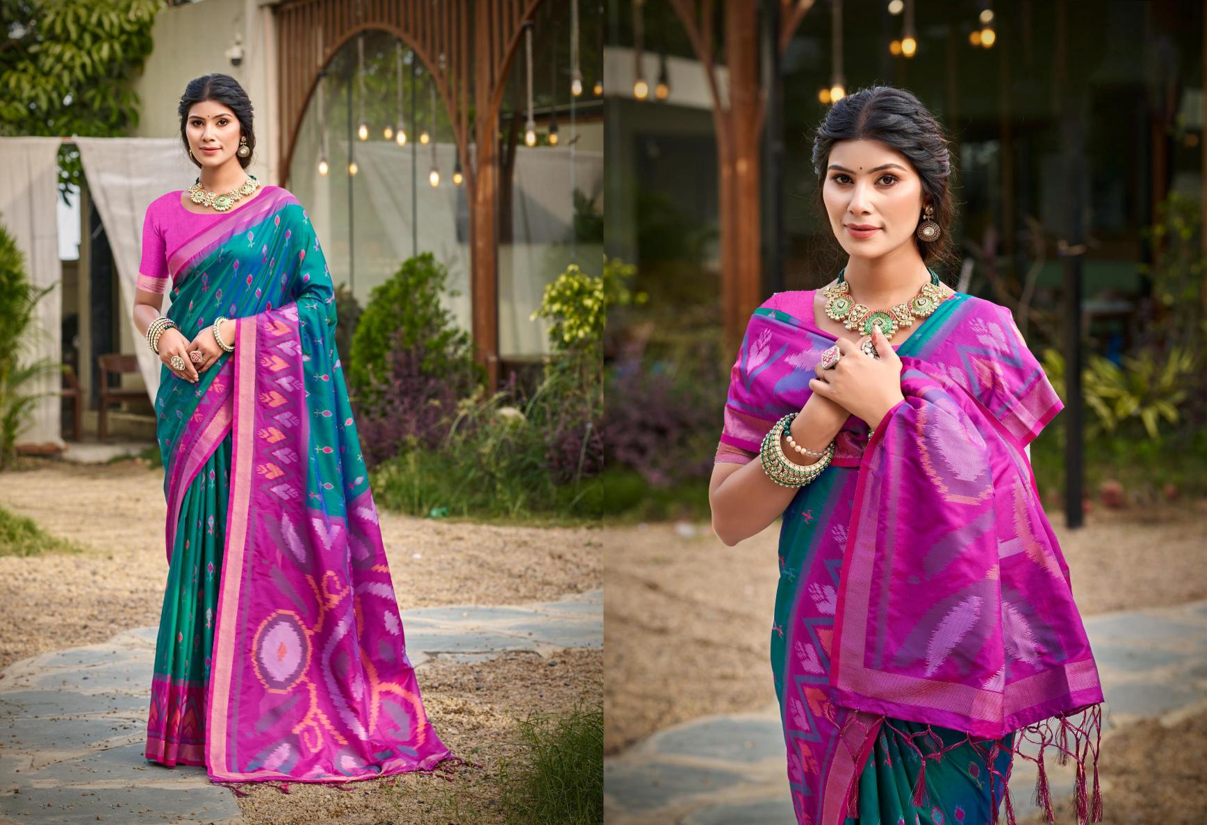 Bunawat - Pochampalli -11 Sangam Prints Silk Woven Work Traditional Saree