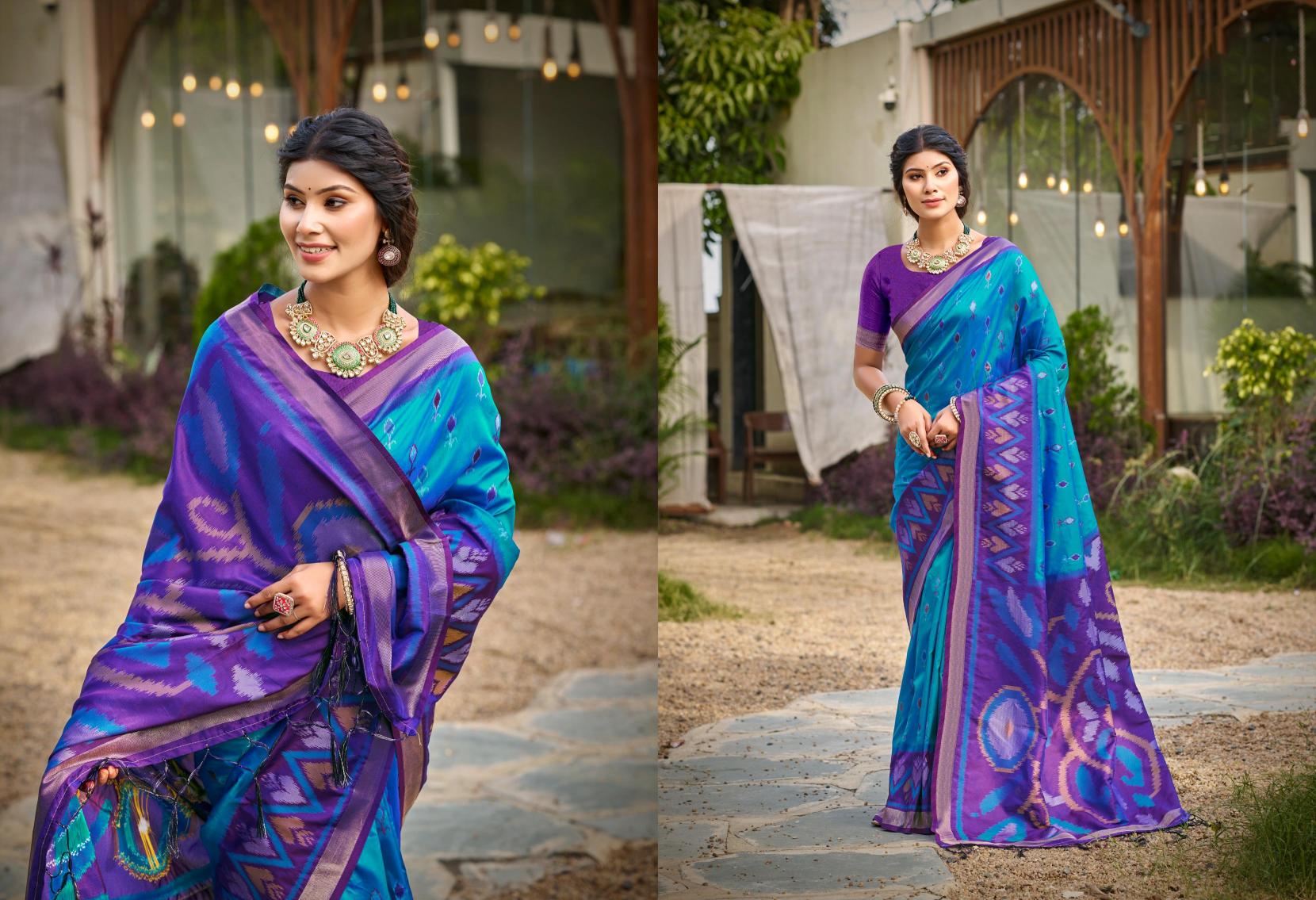 Bunawat - Pochampalli -11 Sangam Prints Silk Woven Work Traditional Saree