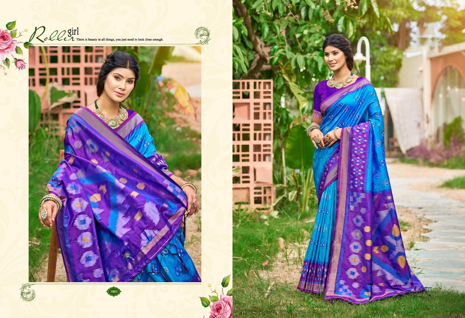 Bunawat - Pochampalli 12 Sangam Prints Silk Woven Work Traditional Saree