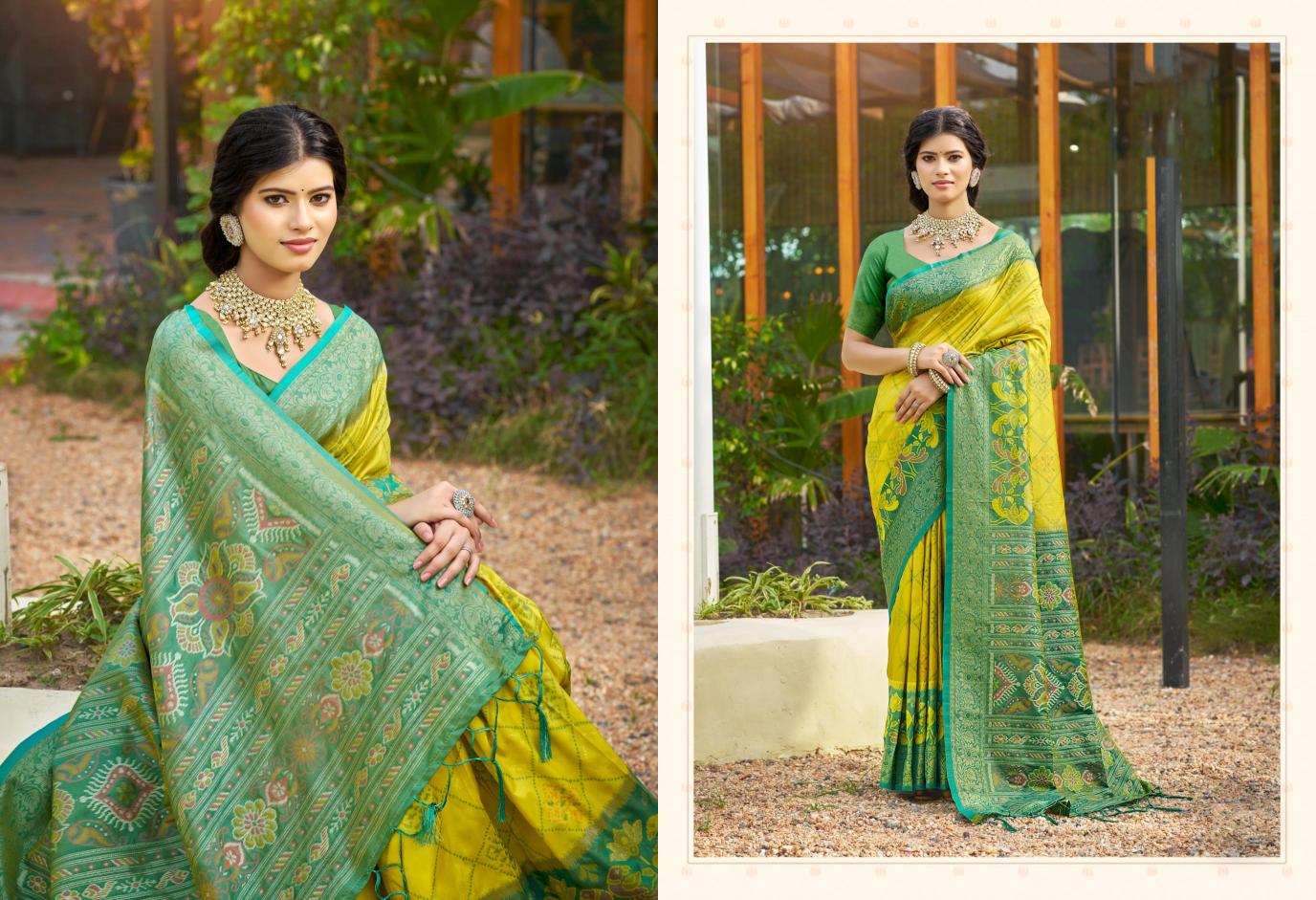 Bunawat - Pochampalli-13 Sangam Prints Silk Woven Work Traditional Saree