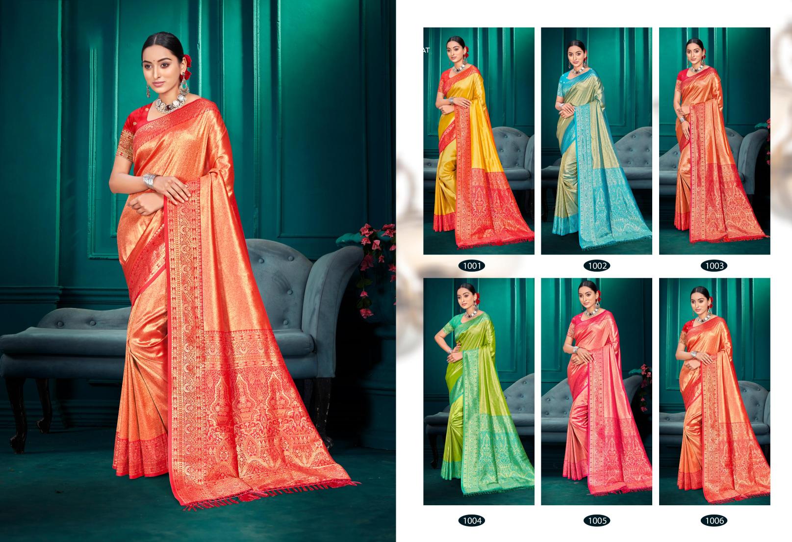 Bunawat - Sahi Silk-01 Sangam Prints kanjivaram Silk Woven Work Traditional Saree