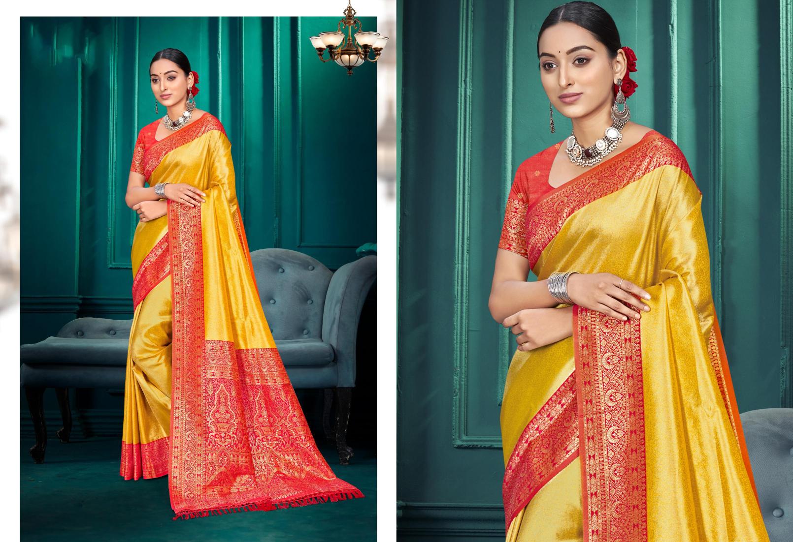 Bunawat - Sahi Silk-01 Sangam Prints kanjivaram Silk Woven Work Traditional Saree