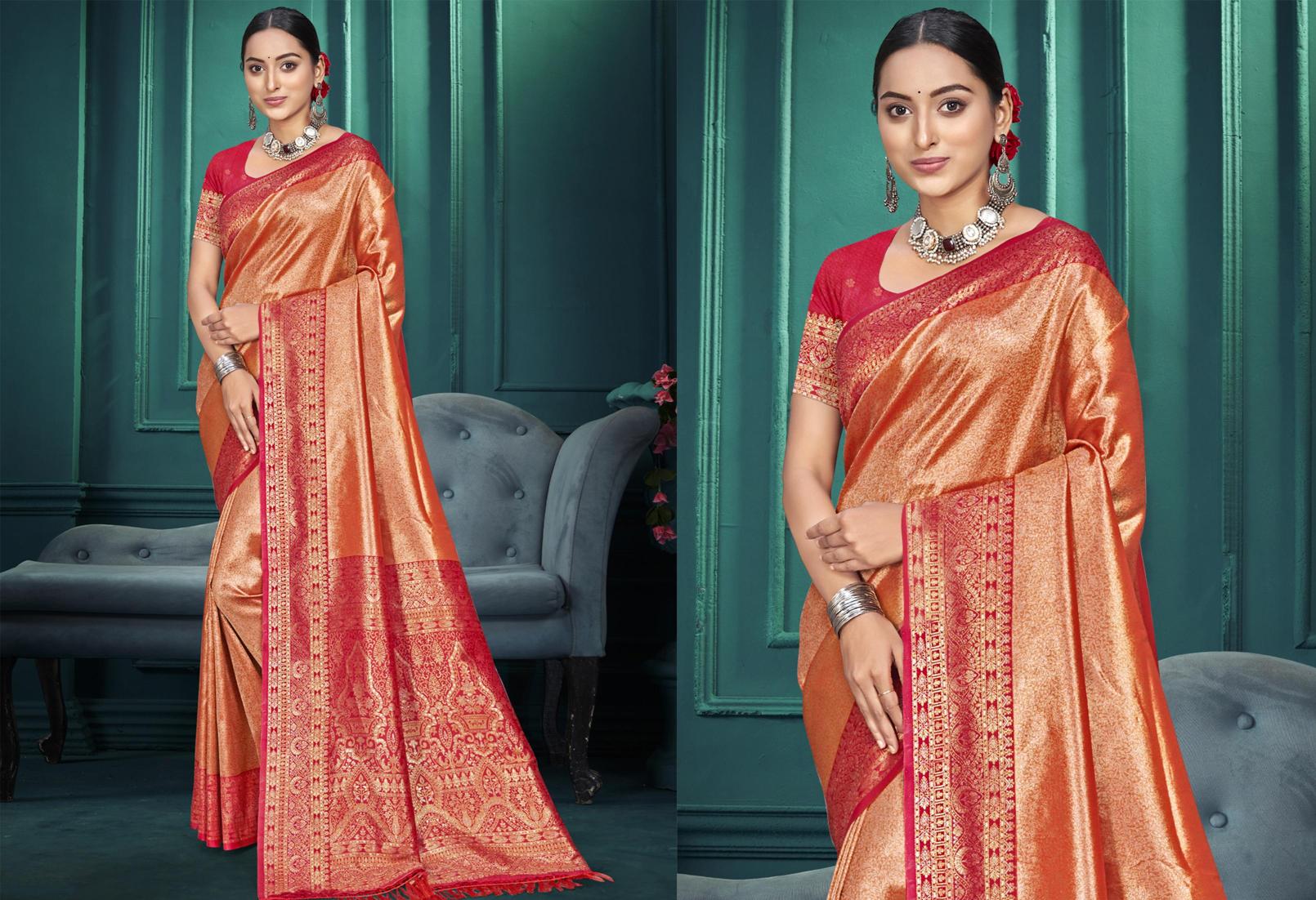 Bunawat - Sahi Silk-01 Sangam Prints kanjivaram Silk Woven Work Traditional Saree