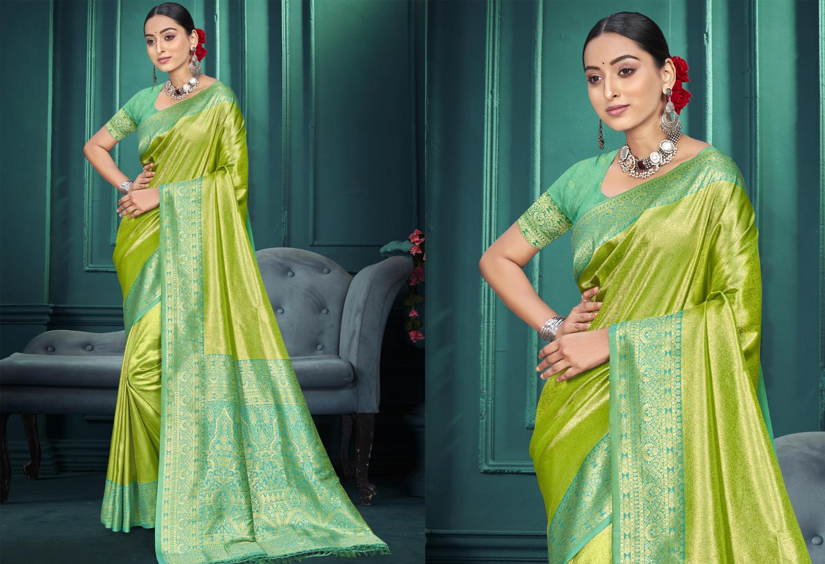 Bunawat - Sahi Silk-01 Sangam Prints kanjivaram Silk Woven Work Traditional Saree