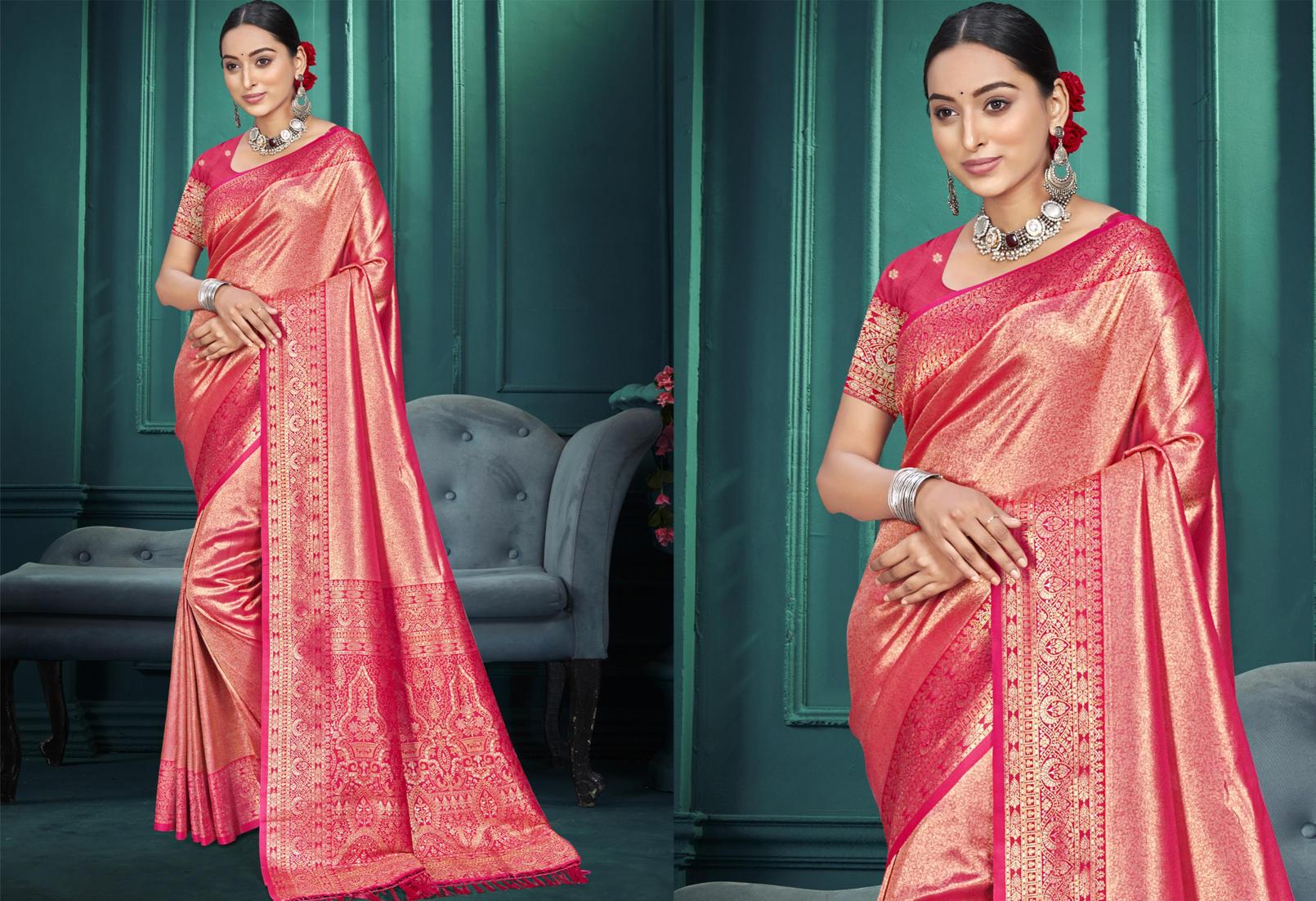 Bunawat - Sahi Silk-01 Sangam Prints kanjivaram Silk Woven Work Traditional Saree