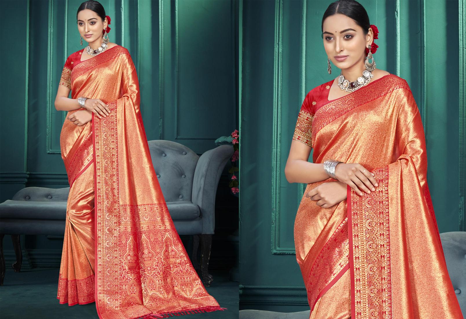 Bunawat - Sahi Silk-01 Sangam Prints kanjivaram Silk Woven Work Traditional Saree