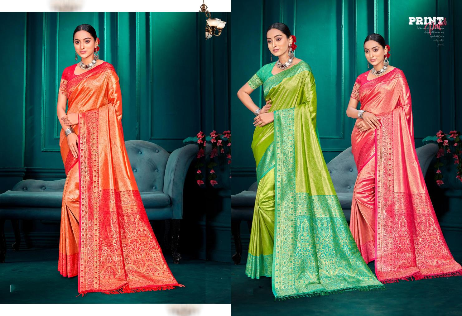 Bunawat - Sahi Silk-01 Sangam Prints kanjivaram Silk Woven Work Traditional Saree