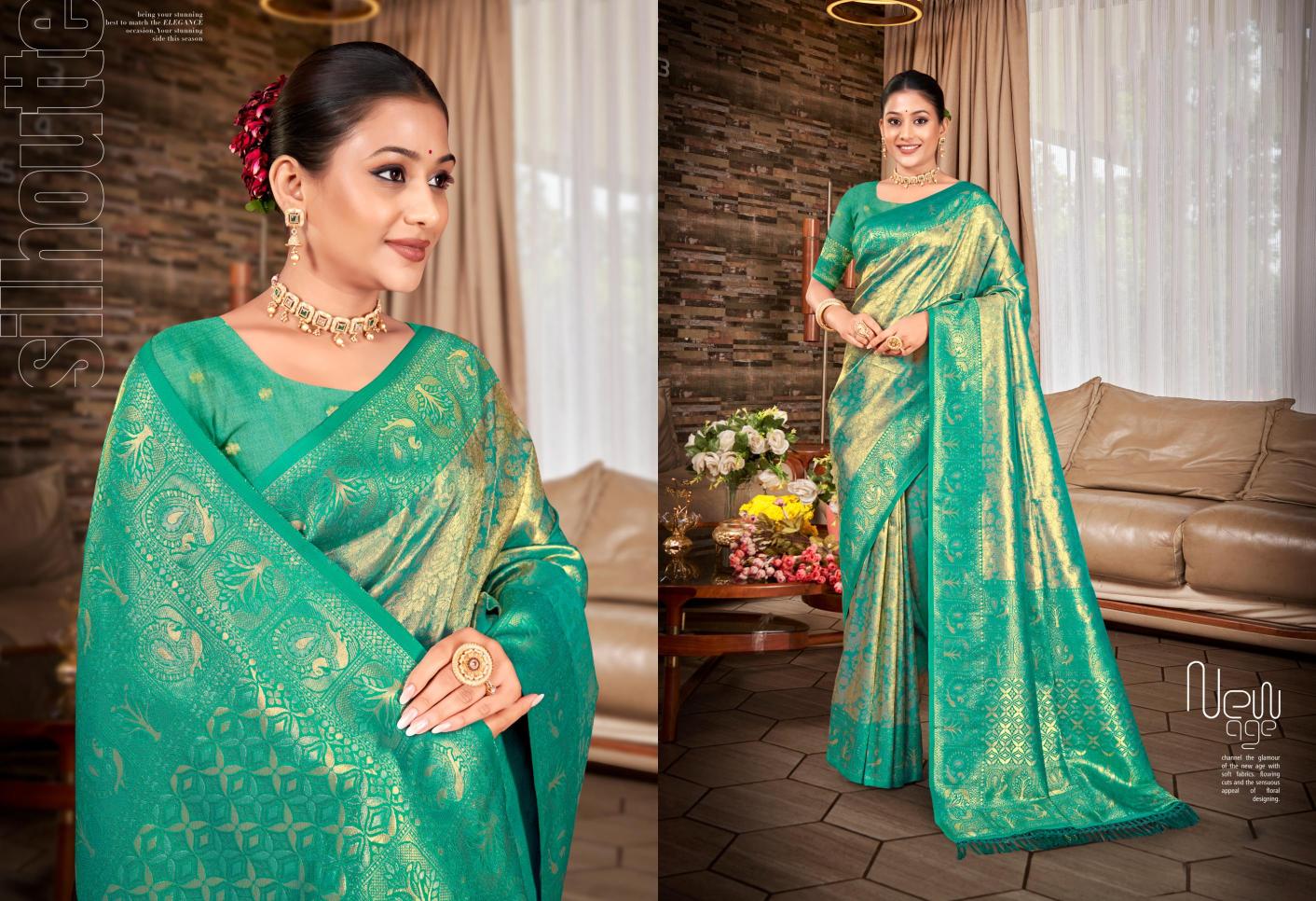 Bunawat - Sahi Silk-04 Sangam Prints kanjivaram Silk Woven Work Traditional Saree