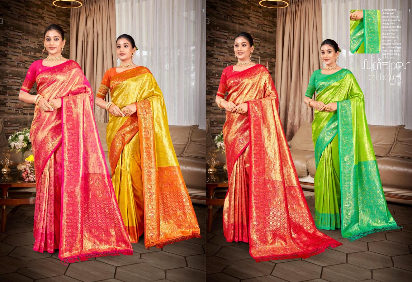 Bunawat - Sahi Silk-04 Sangam Prints kanjivaram Silk Woven Work Traditional Saree