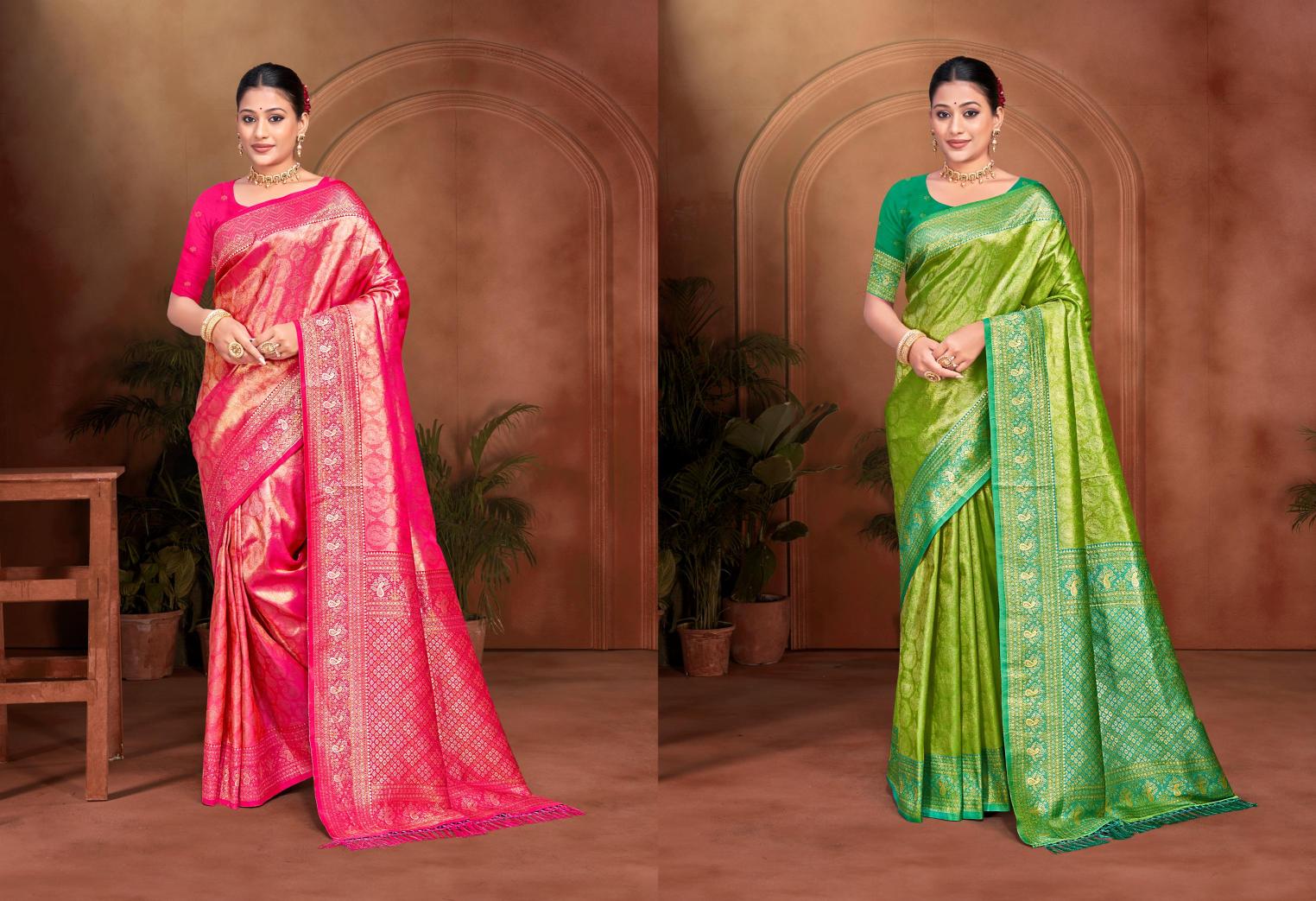Bunawat - Sahi Silk-05 Sangam Prints kanjivaram Silk Woven Work Traditional Saree