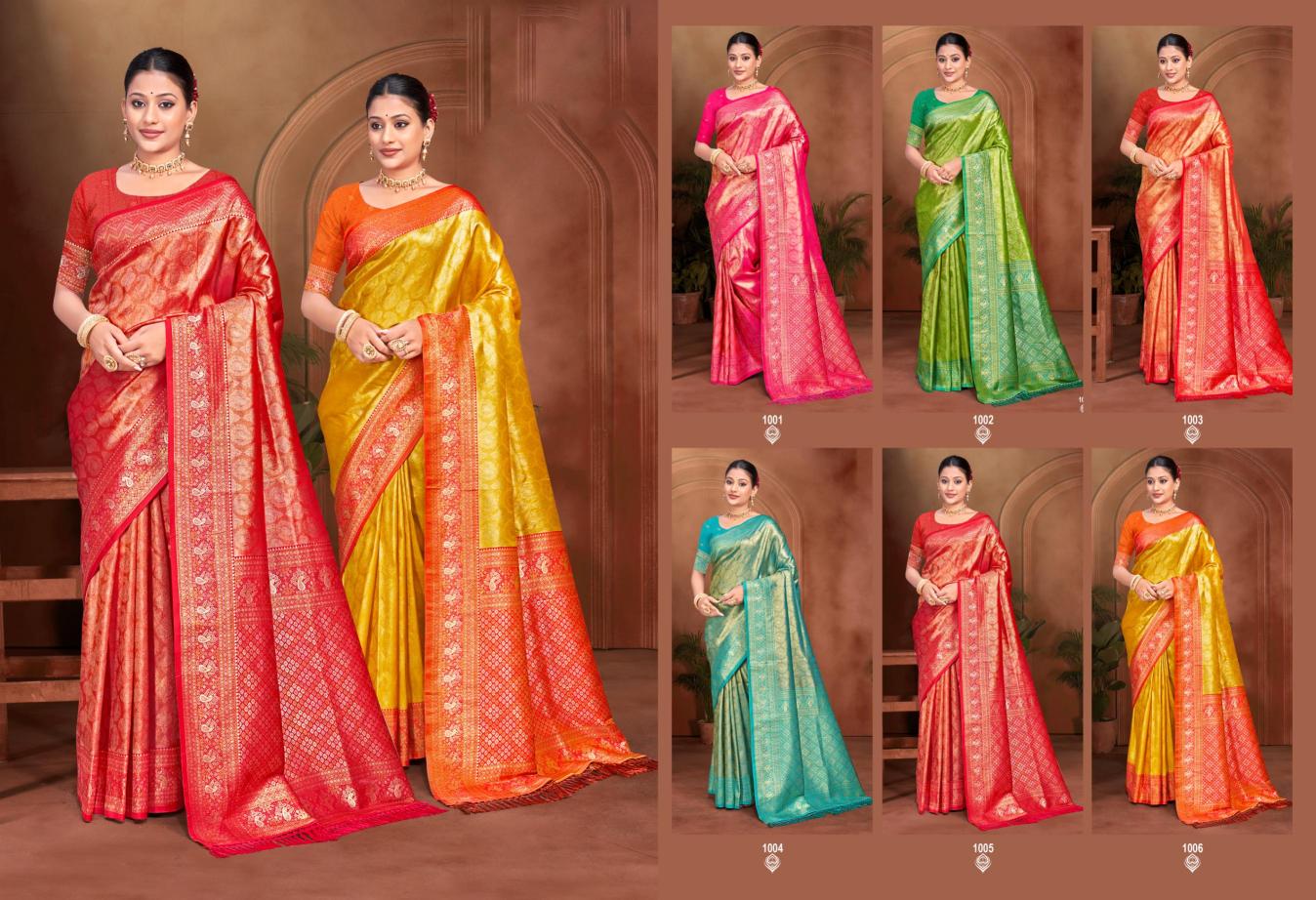 Bunawat - Sahi Silk-05 Sangam Prints kanjivaram Silk Woven Work Traditional Saree