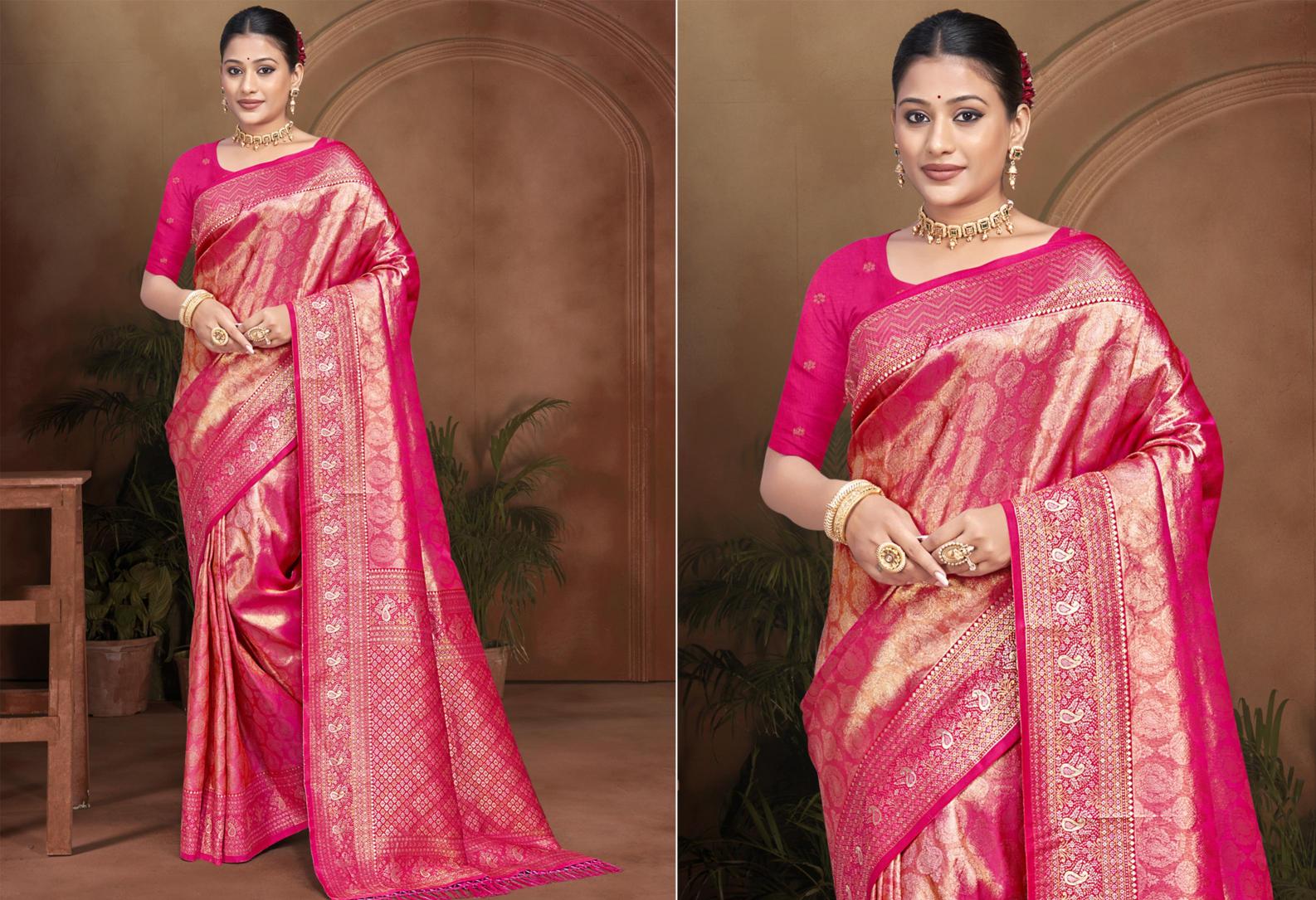 Bunawat - Sahi Silk-05 Sangam Prints kanjivaram Silk Woven Work Traditional Saree