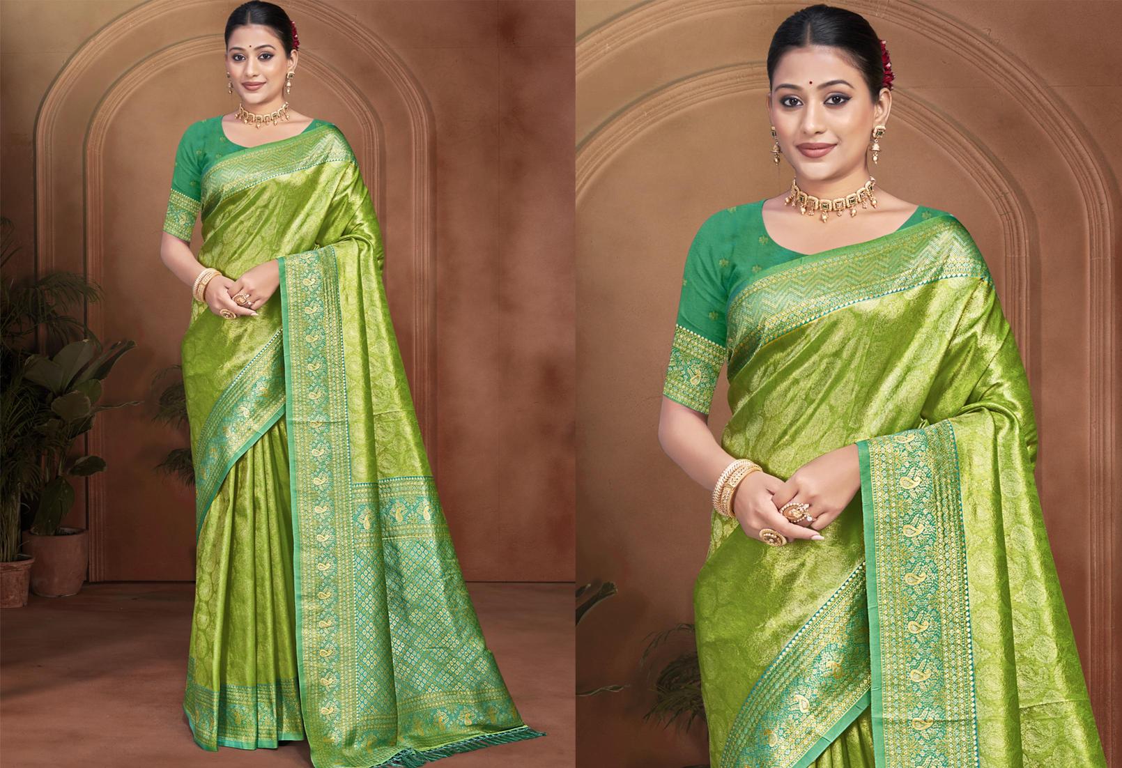 Bunawat - Sahi Silk-05 Sangam Prints kanjivaram Silk Woven Work Traditional Saree