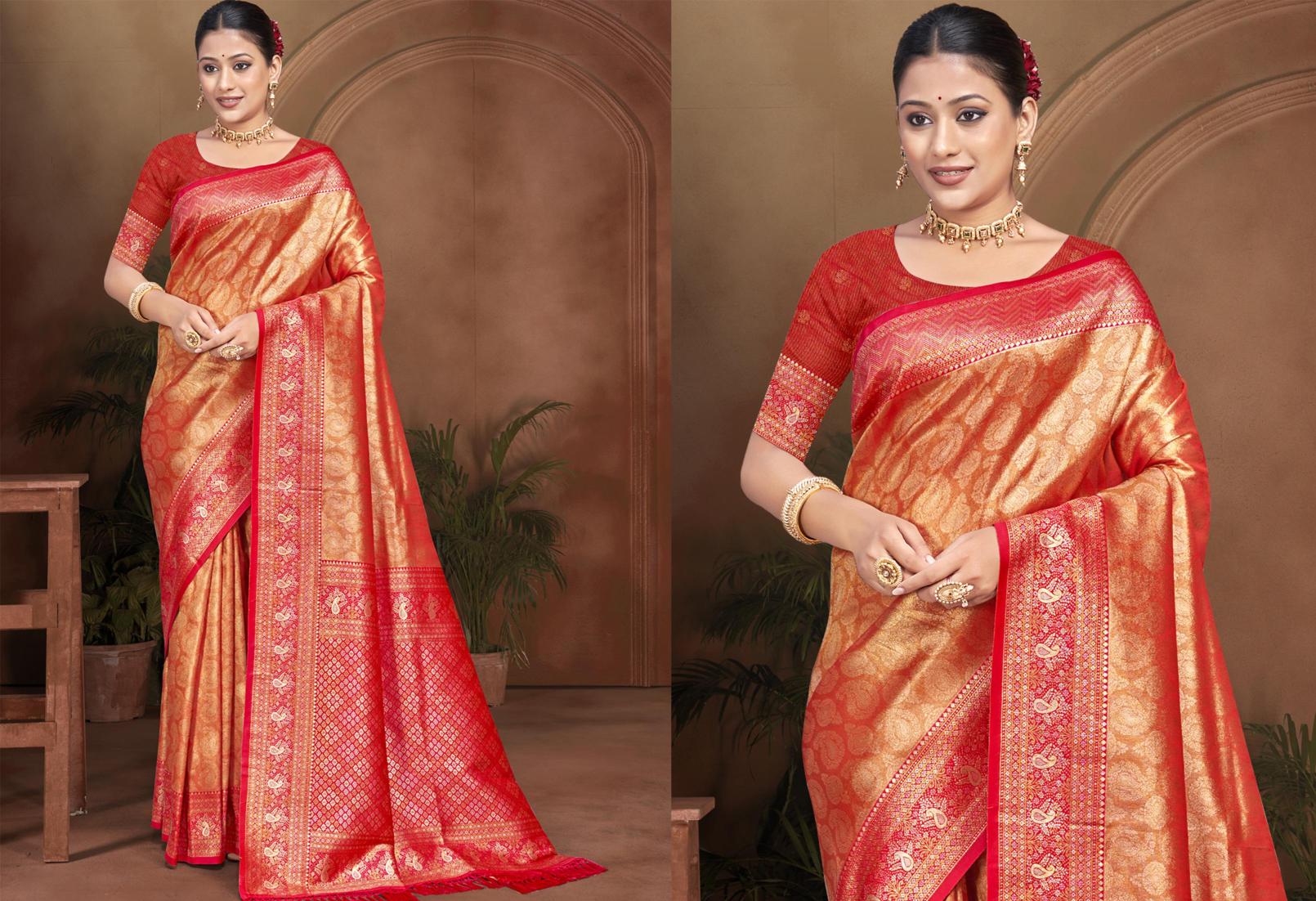 Bunawat - Sahi Silk-05 Sangam Prints kanjivaram Silk Woven Work Traditional Saree