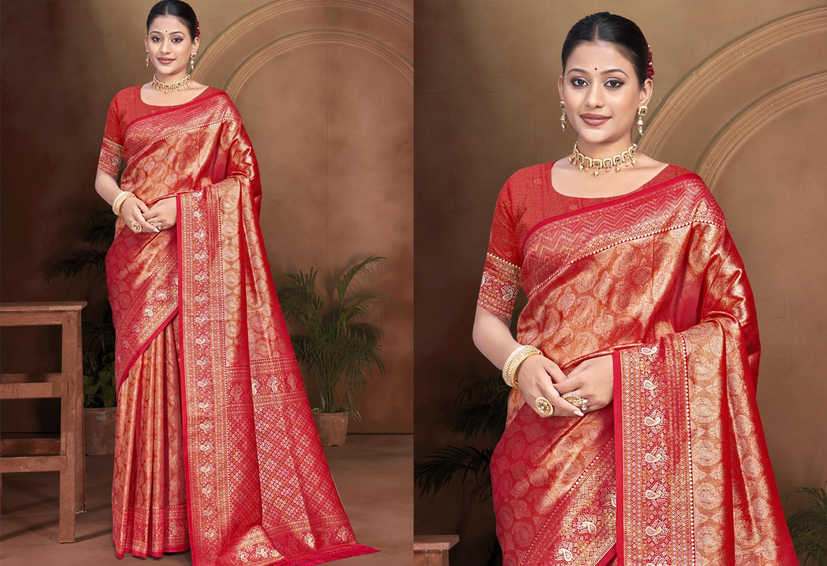 Bunawat - Sahi Silk-05 Sangam Prints kanjivaram Silk Woven Work Traditional Saree