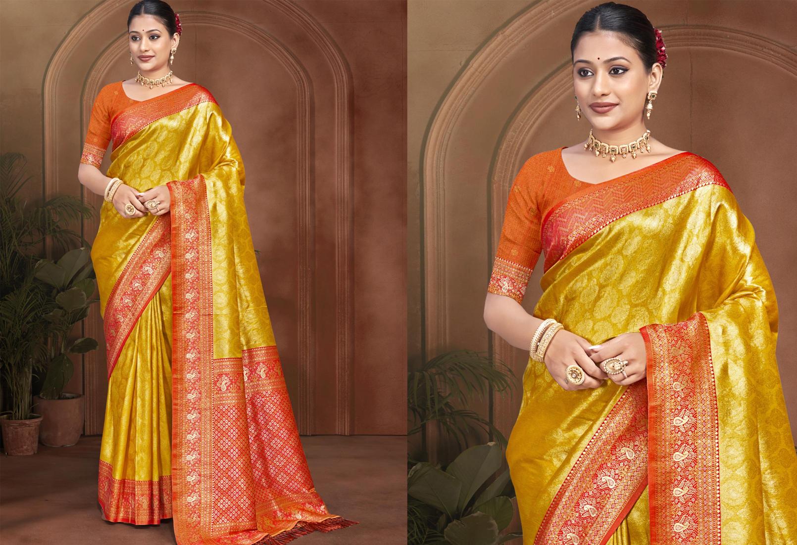 Bunawat - Sahi Silk-05 Sangam Prints kanjivaram Silk Woven Work Traditional Saree