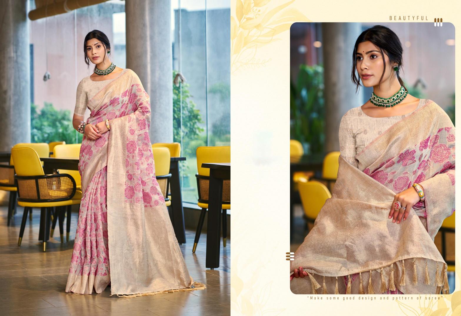 Bunawat - Triveni Cotton-03 Sangam Prints Cotton Silk Woven Work Traditional Saree