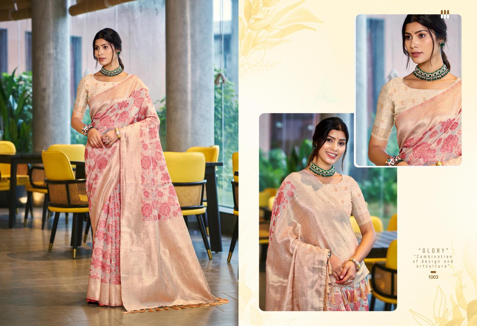 Bunawat - Triveni Cotton-03 Sangam Prints Cotton Silk Woven Work Traditional Saree