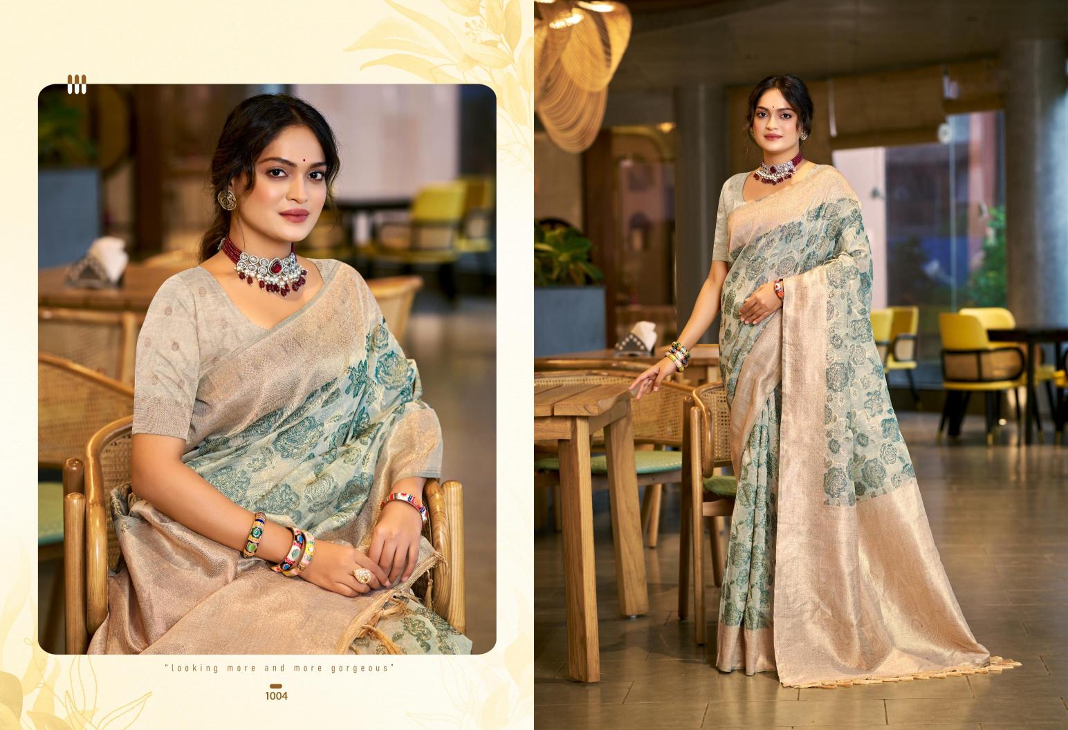 Bunawat - Triveni Cotton-03 Sangam Prints Cotton Silk Woven Work Traditional Saree