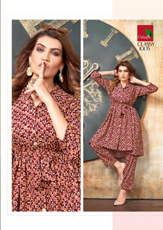 Chhaya Classy catalog co ord sets manufacturers in india