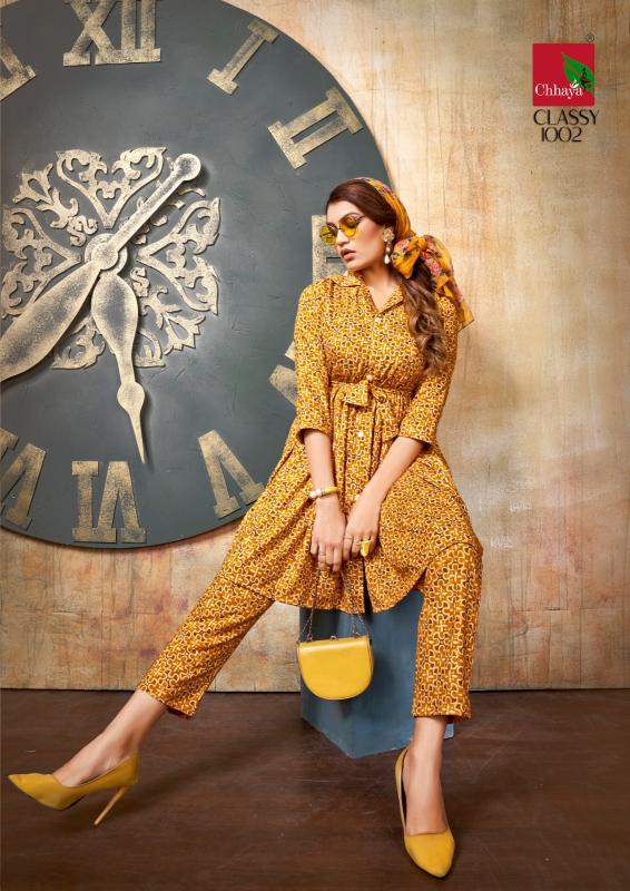 Chhaya Classy catalog co ord sets manufacturers in india