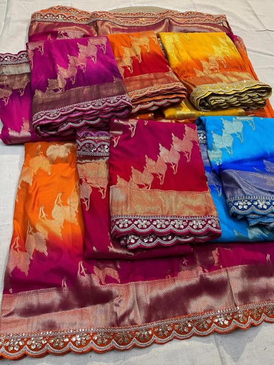Dazira Khadi Georgette silk catalog list of saree with pics names in india