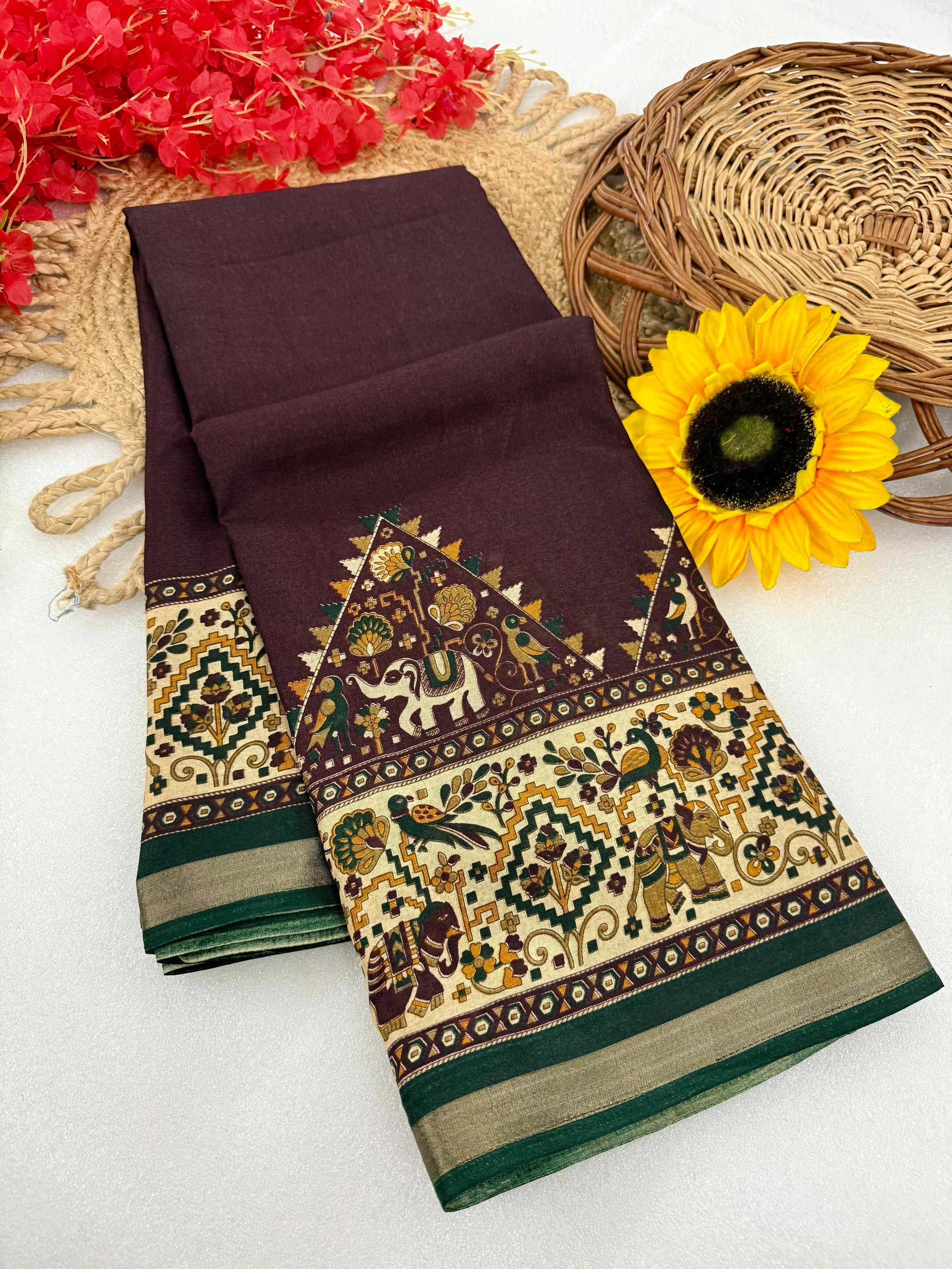 Dazira mul cotton catalog saree murchant in surat