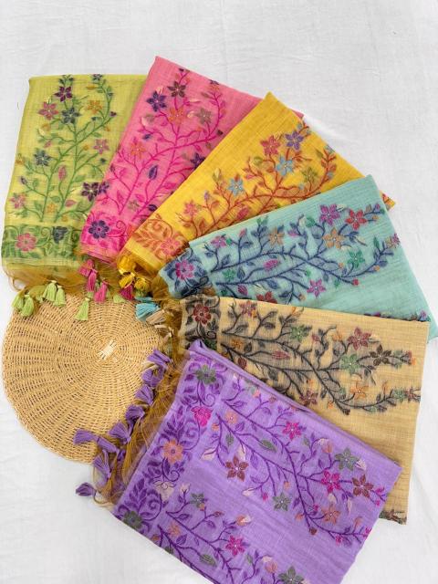 Dazira Premium soft muga Cotton vol 15 Catalog surat pure cotton sarees