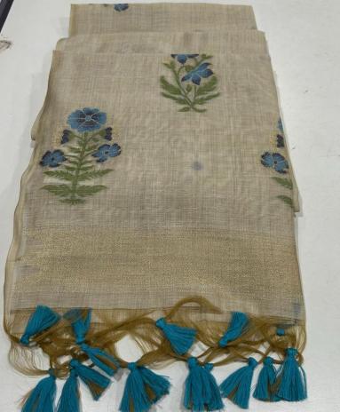 Dazira Premium soft muga Cotton vol 17 Catalog printed cotton saree blouses india