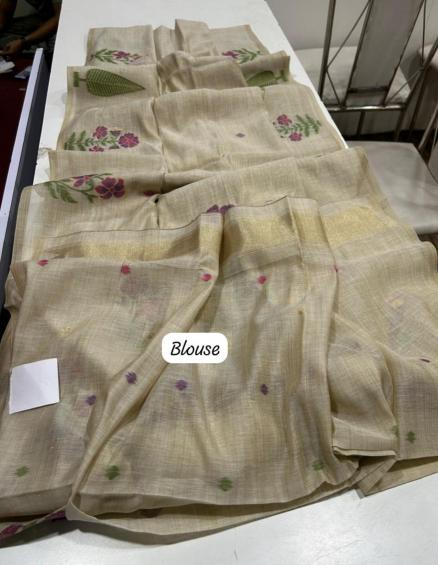 Dazira Premium soft muga Cotton vol 17 Catalog printed cotton saree blouses india