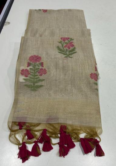 Dazira Premium soft muga Cotton vol 17 Catalog printed cotton saree blouses india