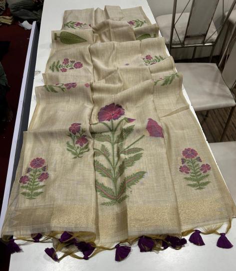 Dazira Premium soft muga Cotton vol 17 Catalog printed cotton saree blouses india