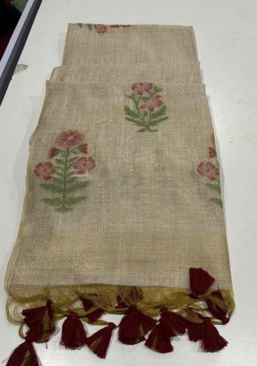 Dazira Premium soft muga Cotton vol 17 Catalog printed cotton saree blouses india