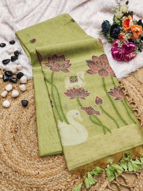 Dazira Premium soft muga Cotton vol 19 Catalog fab india saree collection